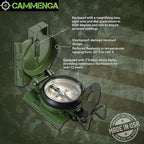 Cammenga Official US Military Tritium Lensatic Compass, Accurate Waterproof - Image 2