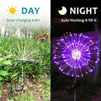 JJGoo Solar Firework Lights, 2 Pack 180 LEDs 2 Lighting Modes Solar Lights - Image 7