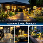SOLPEX Solar Garden Lights String, 6 Pack Outdoor Christmas Decoration Warm - Image 6