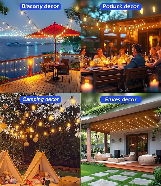 Tenmiro 200FT LED Outdoor String Lights - Image 7