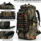 Hiking Backpack for Men 70L/100L Camping Backpack Military Rucksack Molle 3 - Image 3