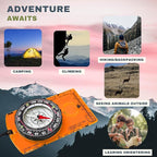 Trekker's Compass Crew Orienteering Compass, Magnetic Navigation Set - Image 4
