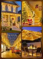 Brightown 2 Pack Solar String Lights Outdoor Waterproof, 80FT 200 LED Solar - Image 7