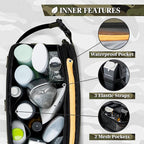 PAVILIA Tactical Toiletry Bag for Men, Travel Hygiene Bag, Military Gear Dopp - Image 3