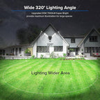 SANSI 55W 7000LM Motion Sensor Outdoor Security Lights, Super Bright 5000K Dusk - Image 2
