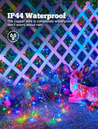 Brightown Solar Lights for Outside, 10Ft 120 LED Solar String Lights Outdoor - Image 4