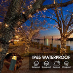 Vimorg Solar String Lights Outdoor, 2 Pack 170FT 480 LED Waterproof Solar - Image 4