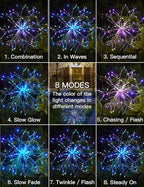 suddus Solar Garden Lights Outdoor Waterproof Decorative, Solar Fairy Lights - Image 5