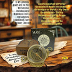 Brass Compass Gift to My Son Never Forget I Love You, Sentimental Keepsake from - Image 7
