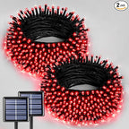 JMEXSUSS 2 Pack Solar String Lights Outdoor Waterproof, Total 400 LED 151FT by JMEXSUSS