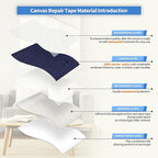 KING MOUNTAIN Canvas Repair Patch 16×30 Inch Self-Adhesive Waterproof Fabric - Image 3