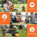Honesorn Portable Rechargeable Fan 20000mAh, Camping Fan - Image 8