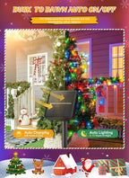 Brightown Solar Christmas Lights Outdoor, 4 Pack Total 184FT 480 LED Solar - Image 2