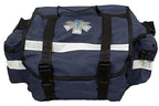 Primacare KB-RO74-B First Responder Trauma Bag, Side Pockets, Reflective Strip - Image 2