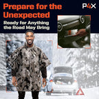 PREPARED4X Emergency Mylar Poncho – Survival Rain Poncho - Image 5