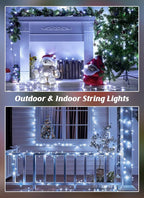 Brightown 4 Pack Solar Christmas Lights Outdoor, Total 184FT 480 LED Solar - Image 3