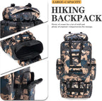 100L Camping Hiking Backpack, Molle military Tactical rucksack backpack - Image 2