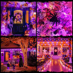 100LED Halloween String Lights 33 Ft Orange Purple Twinkle Light - Image 8
