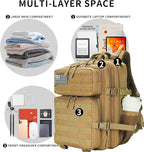 Lovelinks21 25L Military Tactical Backpack Small Assault Pack Molle Daypack - Image 6