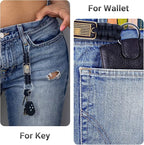 Short Keychain Lanyard for Keys for Men, Heavy Duty Braided Clip Paracord - Image 5