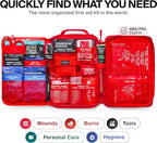 SurviveX Large First Aid Kit for Car, Travel & Home - Image 3