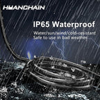 HUANCHAIN 75 FT 16 Gauge Black Indoor Outdoor Extension Cord Waterproof - Image 4