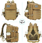 Lovelinks21 25L Military Tactical Backpack Small Assault Pack Molle Daypack - Image 7
