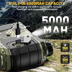 WOSPORTS 4K Infrared Night Vision Goggles – 1300FT Range, 8X Digital Zoom - Image 6