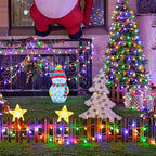 JMEXSUSS 100 LED Christmas Lights Indoor Plug in, 33ft 8 Mode Globe String - Image 6