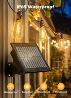 Brightown 108FT Solar String Lights Outdoor Waterproof - Image 5