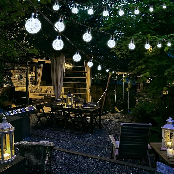 Joomer Solar Powered String Lights Waterproof, 39FT 60 LED Outdoor Solar String - Image 6