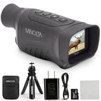 Minolta 6x25 Digital Night Vision Monocular w/Built-in 4K HD Video Camera by Minolta