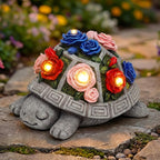 Solar Garden Decor Outdoor Turtle Statue by Snclriao