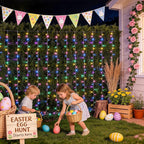 JMEXSUSS 300LED Easter Decorations Curtain Lights - Image 2