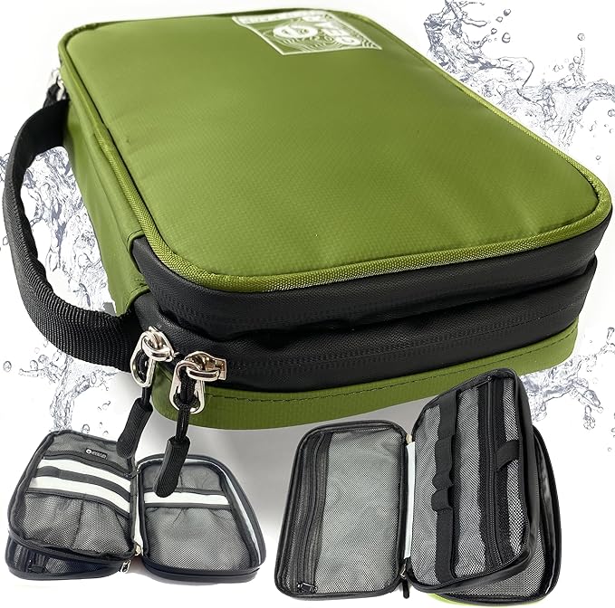 Enthusiast Gear Waterproof Electronics Organizer – Durable Travel Case by EnthusiastGear