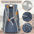 ZOMAKE Lightweight Packable Backpack 30L, Foldable Hiking Backpacks Water - Image 5
