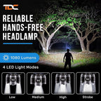 TDC Head Lamp Led Rechargeable Super Bright - Image 2