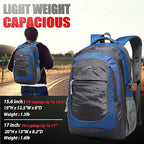 ProEtrade Backpack Bookbag for College Sturdy Travel Business Hiking Fit Laptop - Image 6