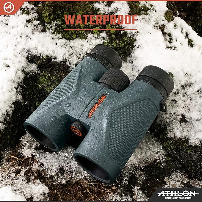 Athlon Optics 8x42 Midas UHD Gray Binoculars - Image 6
