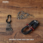 Booms Fishing CC1 Multi-Use Carabiner Clip, 6 Pack Small Caribeener Clips - Image 3
