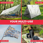 Mart Cobra Emergency Blanket 25-Pack Space Mylar Blankets Survival Gear and - Image 6