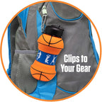 Maccabi Art Clip-On Collapsible BPA-Free Silicone Basketball Water Bottle - Image 7